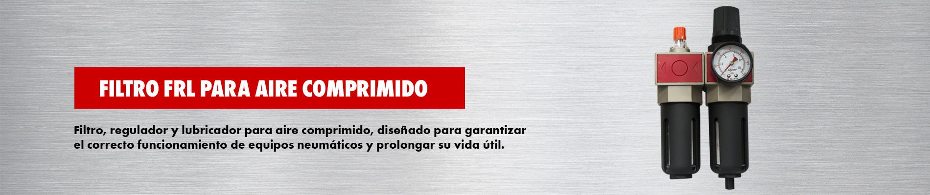 Filtro FRL para Aire Comprimido