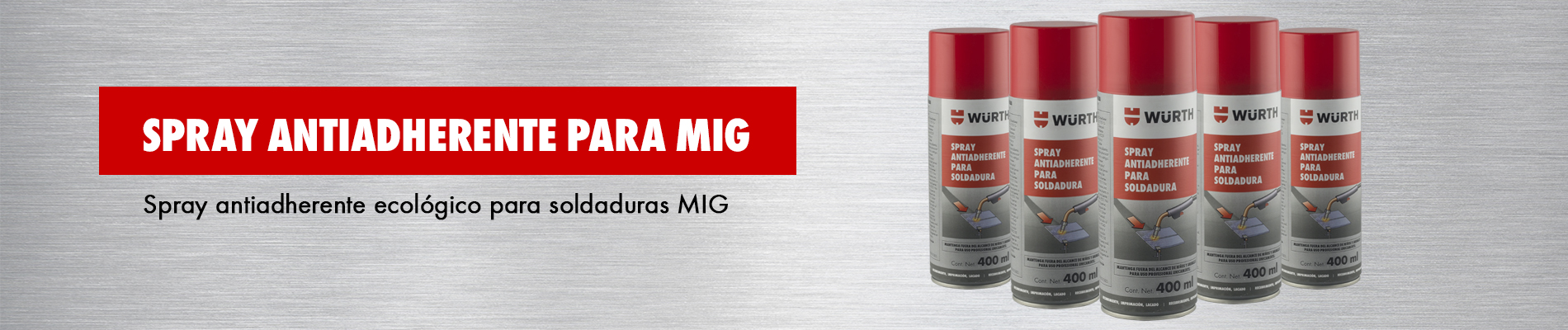 Spray Antiadherente para MIG Würth