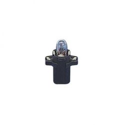 LAMP. ZOCALO PLAST NEGRO 12V 1,2W