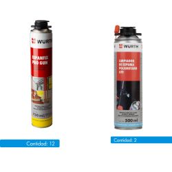 KIT ESPUMAS DE PU + LIMPIADOR 