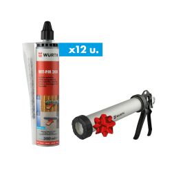 KIT ANCLAJE QUIMICO + PISTOLA DE REGALO