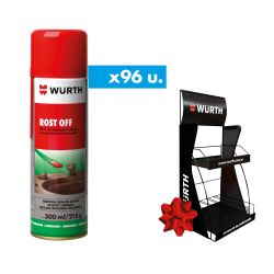 KIT REPOSICIÓN "ROST OFF DESOXIDANTE 300ML + EXHIBIDOR DE REGALO"
