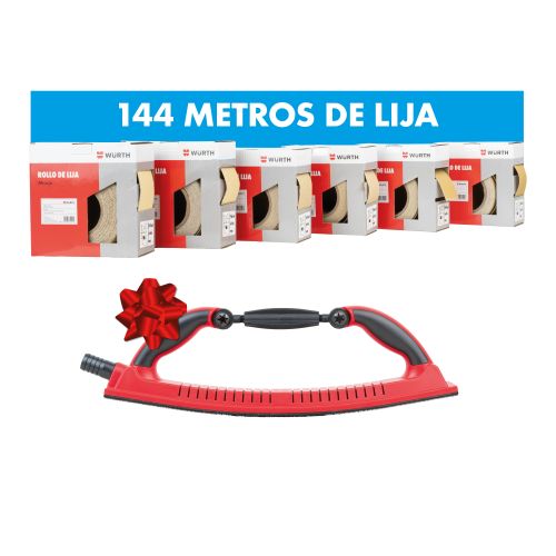 KIT ROLLOS DE LIJA ABROJO GOLD + TACO DE REGALO