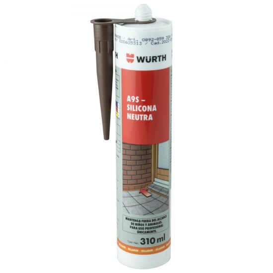 Regulación Th diente SILICONA NEUTRA MARRÓN 310 ML | Würth Argentina