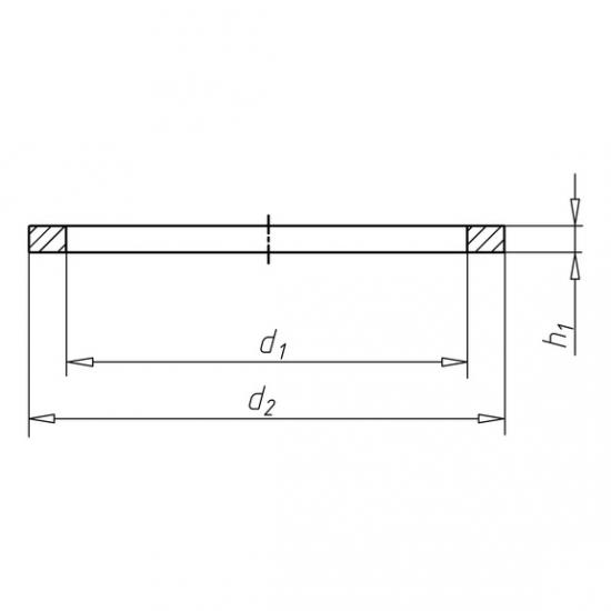 ARANDELA DE ALUMINIO 10 X 14 X 1 MM 1